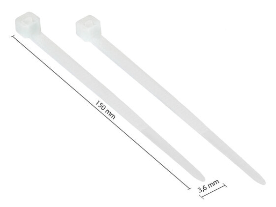 Good Connections KAB-15T36 - Parallel entry cable tie - Nylon - Transparent - 3.5 cm - V2 - -40 - 85 °C
