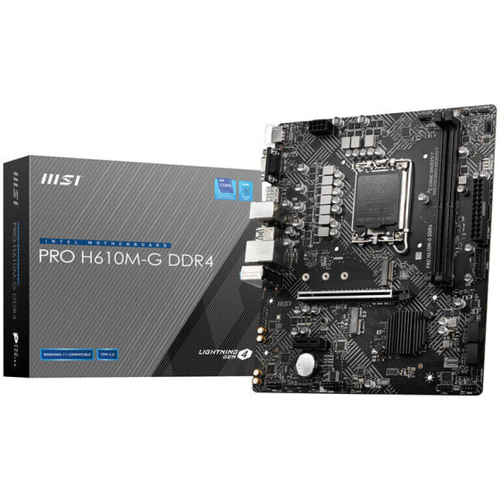 MSI PRO H610M-G, Sockel LGA 1700, Intel H610M, Micro-ATX - DDR4