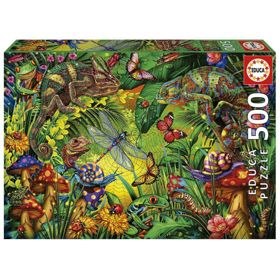 EDUCA BORRAS 500 Pieces Colourful Forest Puzzle