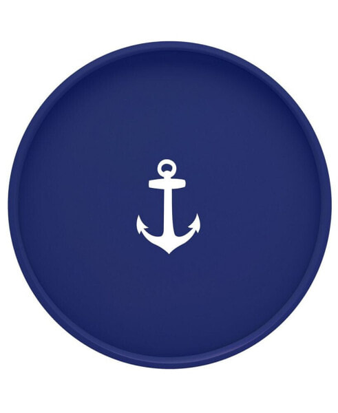 Pastimes 14" Round Anchor Serving Tray