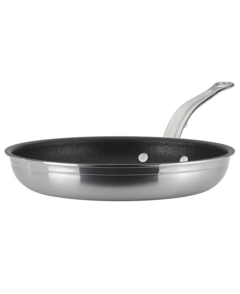 ProBond Clad Stainless Steel with Titum Nonstick 11" Open Skillet
