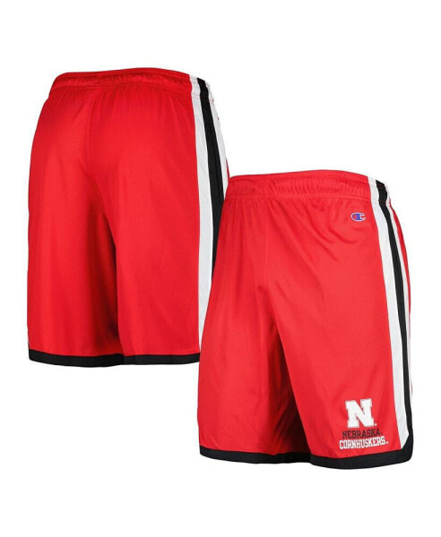 Men's Scarlet Nebraska Huskers Basketball Shorts