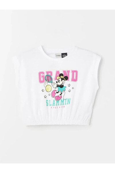 Футболка LCW Kids Minnie Mouse Crop для девочек