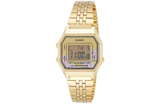 Часы и аксессуары CASIO YOUTH Vintage LA680WGA-4C琥珀色, водонепроницаемые, кварцевые