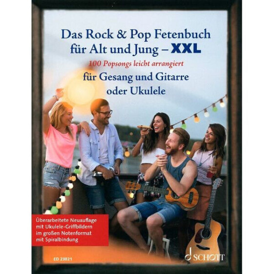 Укулеле Schott Rock & Pop Fetenbuch XXL