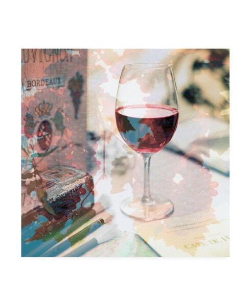Alan Blaustein Bordeaux Vineyard Cafe #1 Canvas Art - 19.5" x 26"