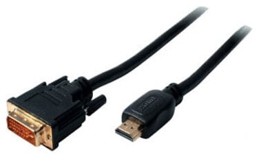 ShiverPeaks HDMI/DVI-D 10m - 10 m - HDMI - DVI-D - Male - Male - Gold