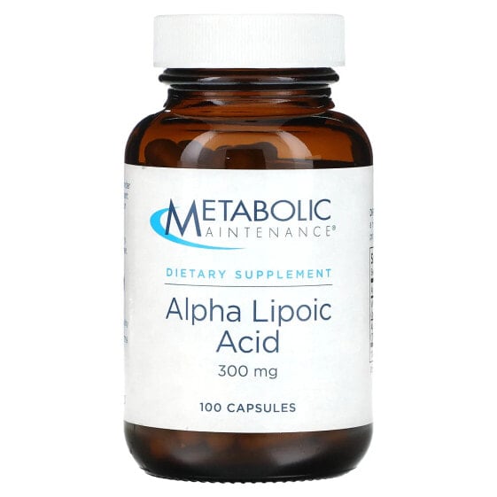 Антиоксидант Metabolic Maintenance Alpha Lipoic Acid, 300 мг, 90 капсул