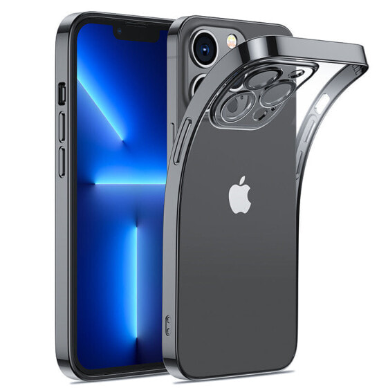 Чехол для смартфона Joyroom Case etui желе для iPhone 14 с металлической рамкой 14Q черный