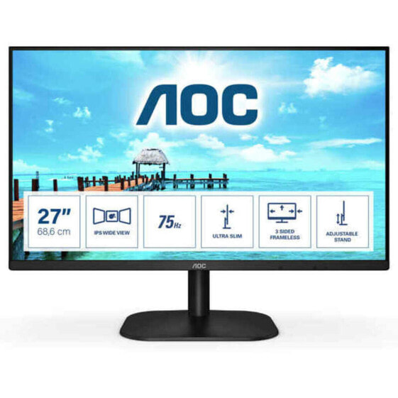 Монитор AOC 27B2H 27" LCD LED IPS Flicker free 75 Hz