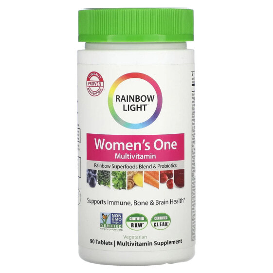 Rainbow Light, Women's One, мультивитамины для женщин, 90 таблеток