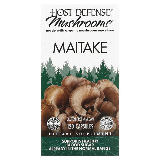 Mushrooms, Maitake, 120 Capsules