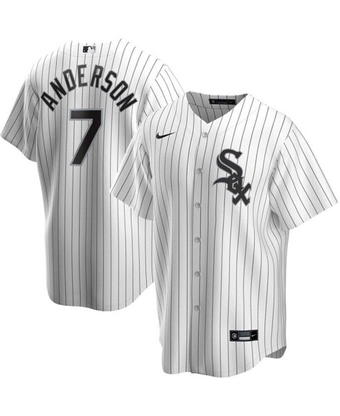 Футболка Nike мужская Тим Андерсон бело-черная Chicago White Sox Home Replica Player Jersey