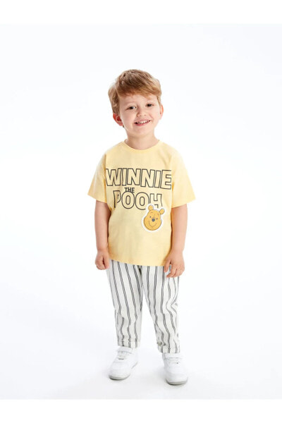 Комплект для малышей LC WAIKIKI футболка и штаны с коротким рукавом Winnie The Pooh 2 шт.