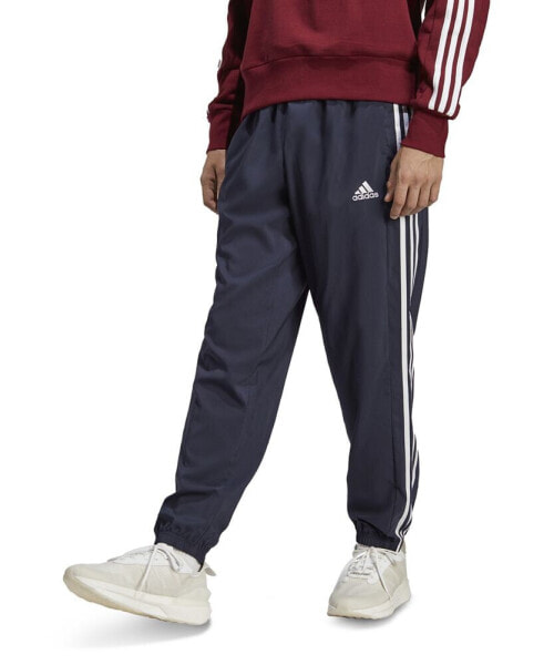 Men's AEROREADY Essentials Elastic Cuff Woven 3-Stripes Tracksuit Pants