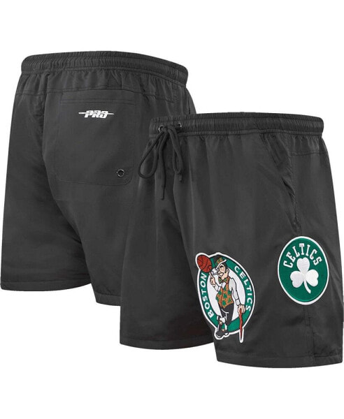 Men's Black Boston Celtics Classics Woven Shorts