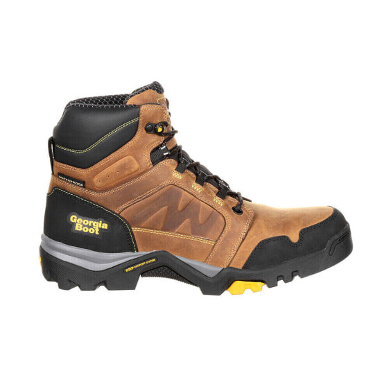 Georgia Boots Amplitude Waterproof Work Mens Brown Work Safety Shoes GB00128