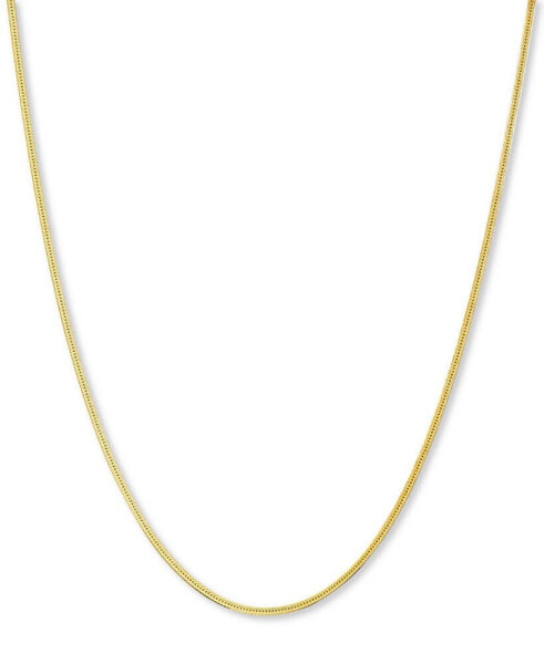Giani Bernini 18" Herringbone Chain in 18K Gold over Sterling Silver Necklace and Sterling Silver, Created for Macy's