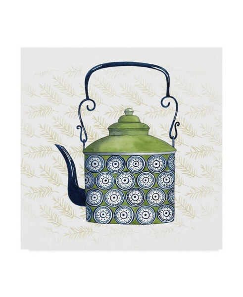 Grace Popp Sweet Teapot IV Canvas Art - 15" x 20"