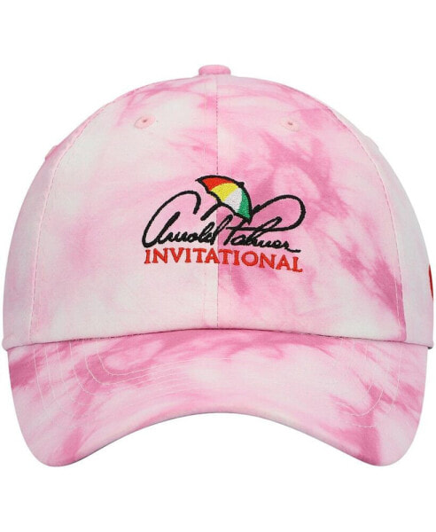 Men's Pink Arnold Palmer Invitational Hullabaloo Tie-Dye Adjustable Hat