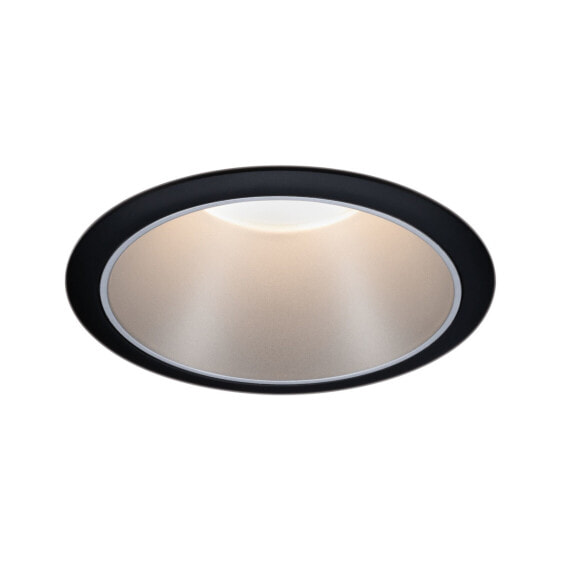 Встраиваемый светильник Paulmann 934.07 - Накладной светильник - Несменяемая лампа - 1 лампа - 6.5 Вт - 460 люмен - Черно-серебристый