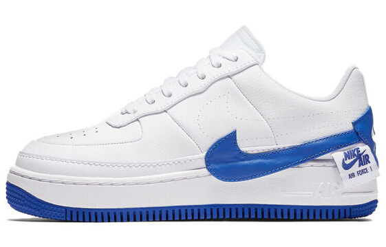 Nike Air Force 1 Low Jester XX 歪钩 低帮 板鞋 女款 白蓝 / Кроссовки Nike Air Force AO1220-104