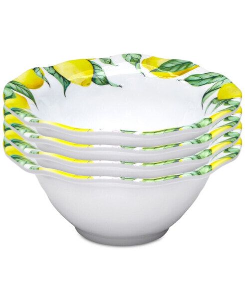 Limonata 4-Pc. Melamine 6.5" Cereal Bowl Set