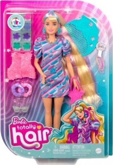 Lalka Barbie Mattel Totally Hair Gwiazdki (HCM87/HCM88)