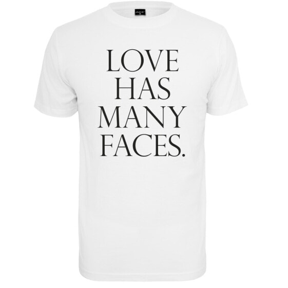 MISTER TEE Love Has Many Faces Short Sleeve Round Neck T-Shirt