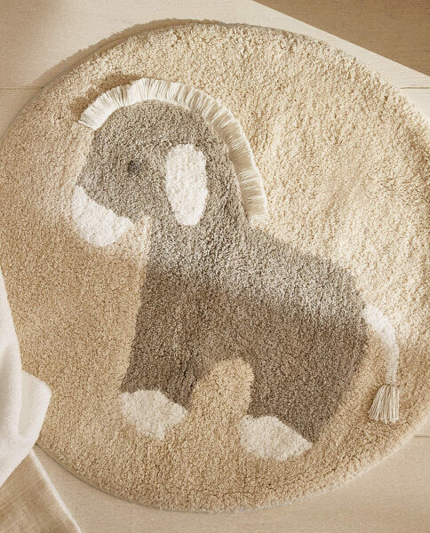 Children’s donkey bath mat