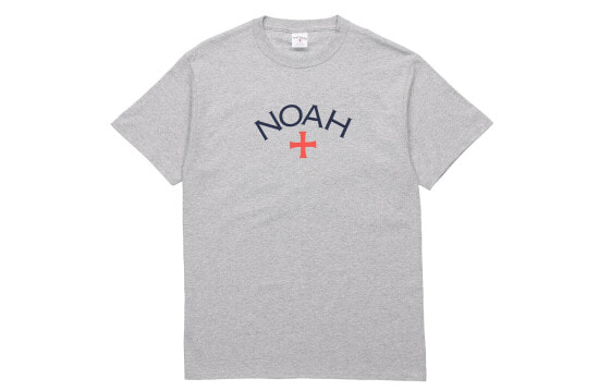 NOAH NYC Logo Tee Grey T NOAH-SS18-004