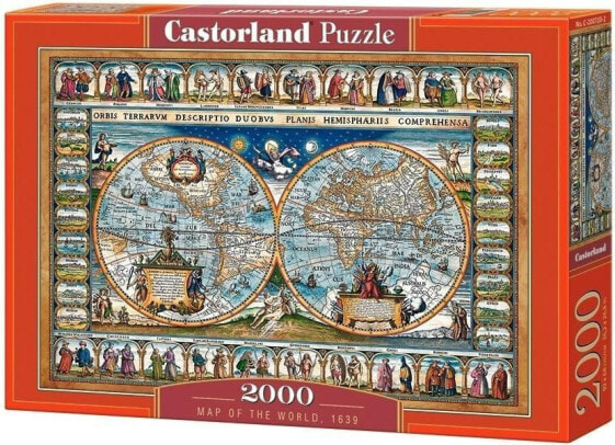 Castorland Puzzle 2000 Mapa Świata