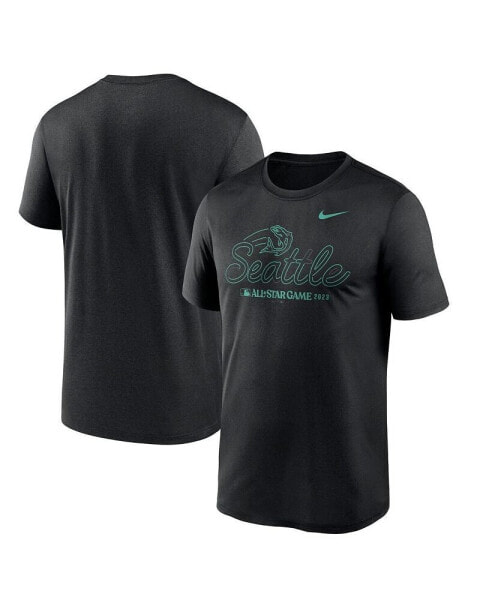 Men's Black 2023 MLB All-Star Game Neon Local Legend T-shirt