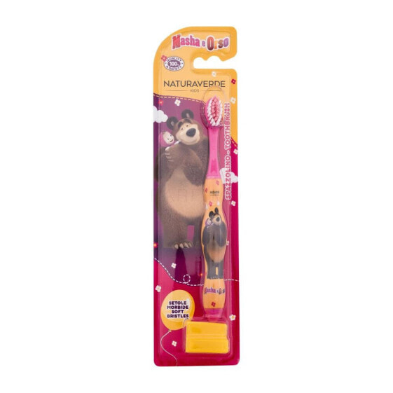 Naturaverde Masha and The Bear Toothbrush 1 St. zahnbürste für Kinder