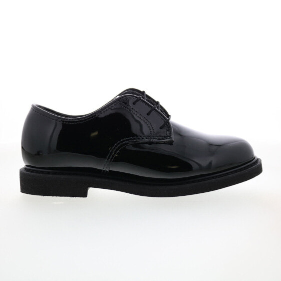 Altama O2 High Gloss Oxford 609211 Womens Black Wide Oxfords Plain Toe Shoes 6.5