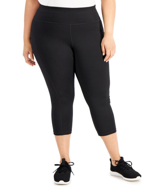 Id Ideology 289182 Women Plus Size Cropped Leggings Size 2X