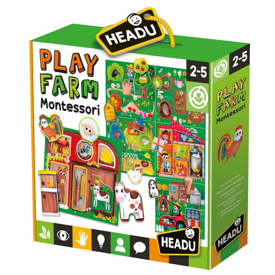 HEADU Montessori Game Play Farm Montessori doll