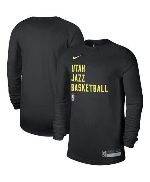 Men's and Women's Black Utah Jazz 2023 Legend On-Court Practice long sleeve