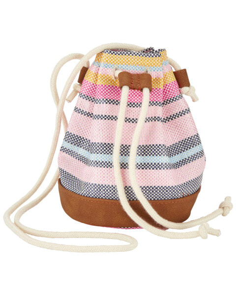 OshKosh Mini Stripe Bucket Bag One Size