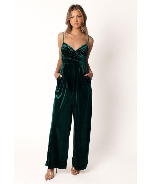 Women's Quinnie Velvet Jumpsuit