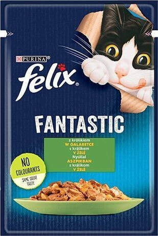 Felix FELIX Fantastic Karma dla kotów z łososiem w galaretce