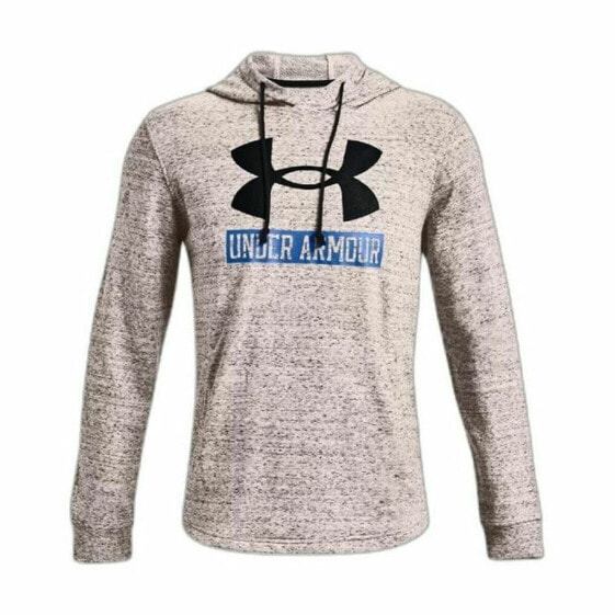 Толстовка с капюшоном мужская Under Armour Rival Terry Logo Светло-серый