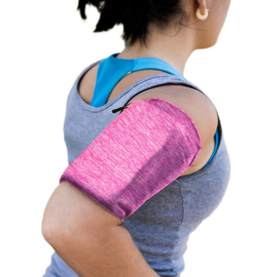 Армбанд на руку для бега и фитнеса Hurtel Opaska XL розовая