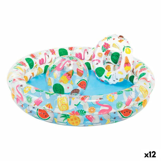 Детский надувной бассейн Intex Tropical Rings 150 л 122 x 25 см (12 штук)
