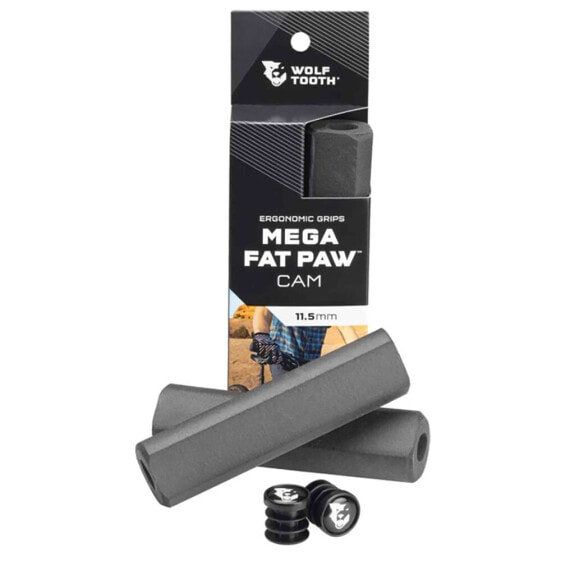 Грипсы велосипедные Wolf Tooth Mega Fat Paw Cam 11.5 мм, 135 мм, 116 г, 100% силикон