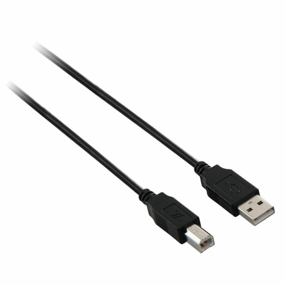 Кабель Micro USB V7 V7E2USB2AB-03M USB A USB B Чёрный