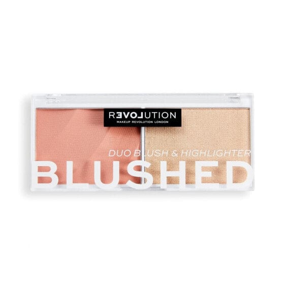 Revolution Relove Colour Play Blushed Duo Blush & Highlighter 5,8 g contouring palette für Frauen