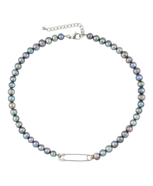 Rebl Jewelry mALONE Pearl Necklace