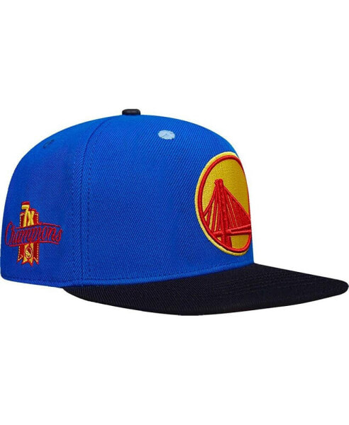 Men's Royal Golden State Warriors 7X NBA Finals Champions Any Condition Snapback Hat