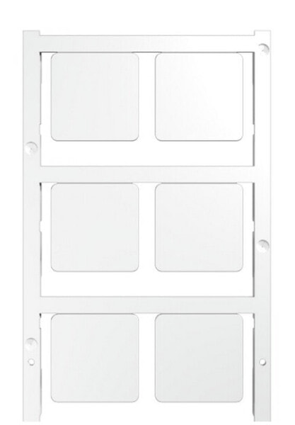 Weidmüller SM 27/27 K MC NE WS - Terminal block markers - 60 pc(s) - Polyamide - White - -40 - 100 °C - V2